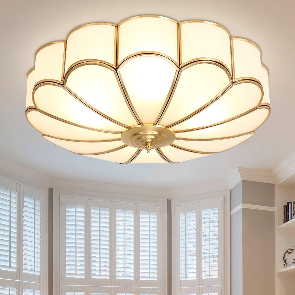 Blooming Glass Ceiling Light
