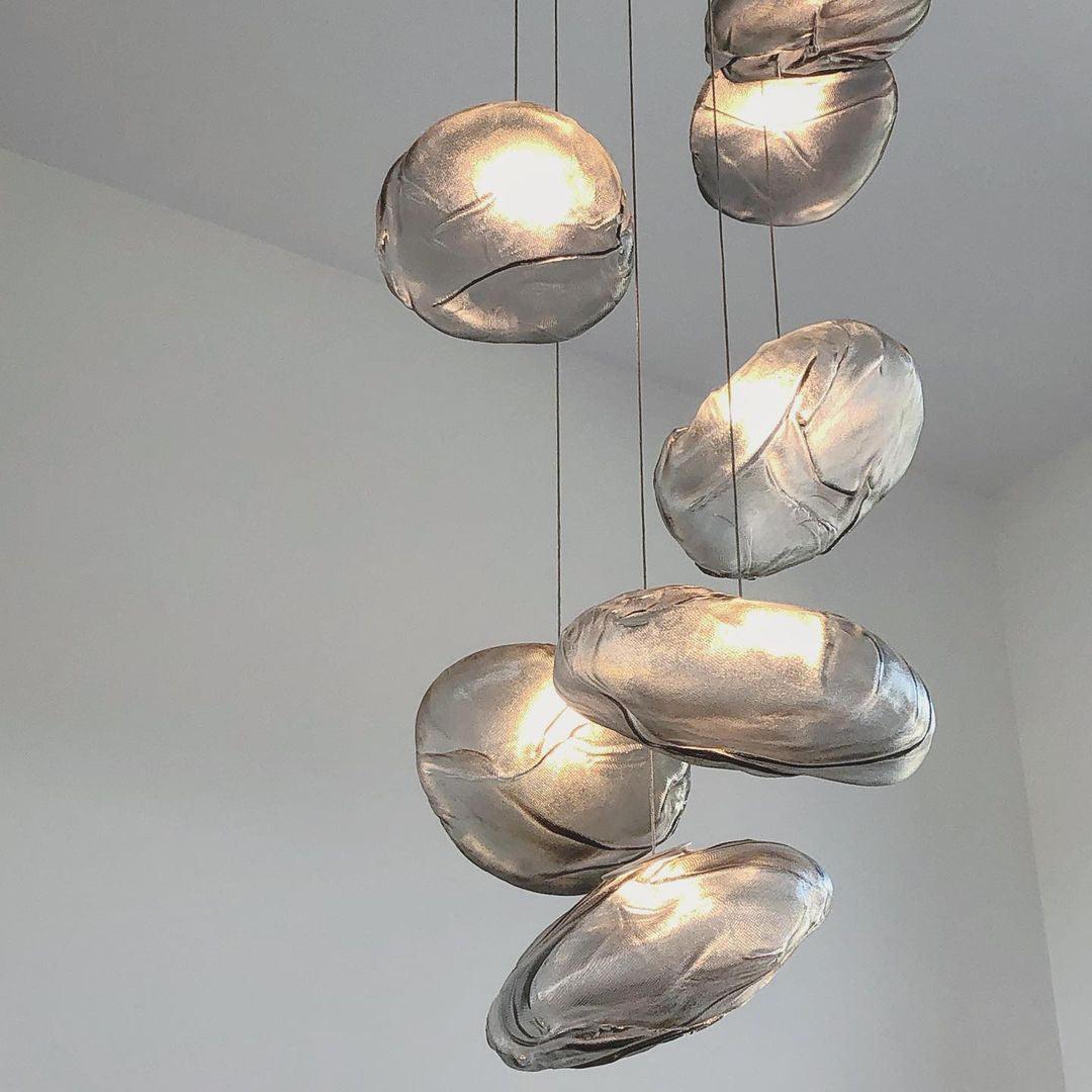 Blown Glass Pendant Light