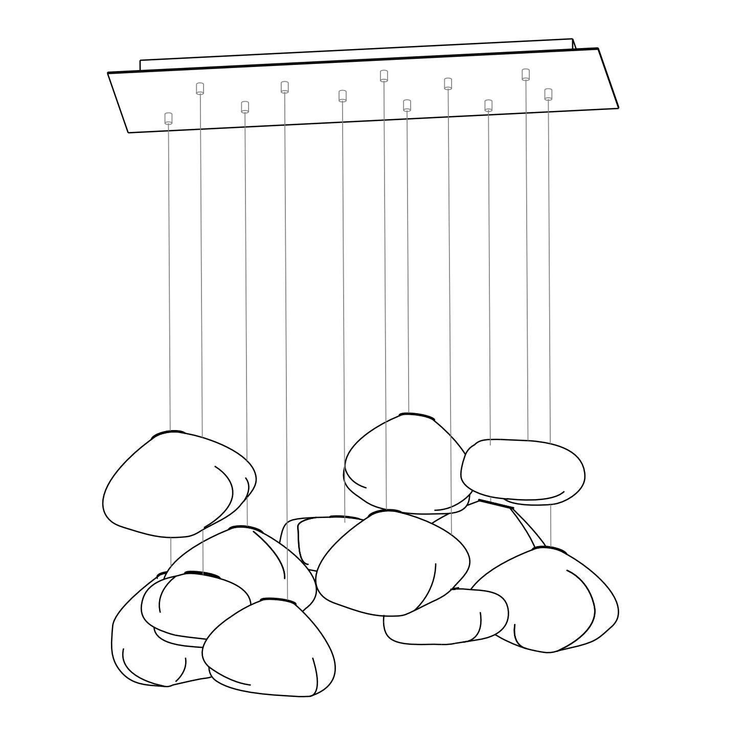 Blown Glass Pendant Light - ZozHome