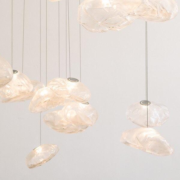 Blown Glass Pendant Light