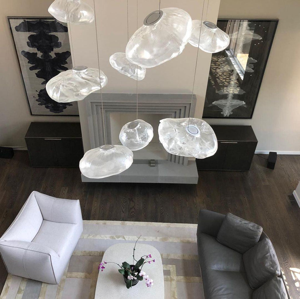 Blown Glass Pendant Light