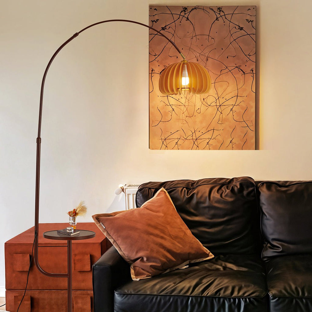 Cadenza Wooden Pumpkin Floor Lamp