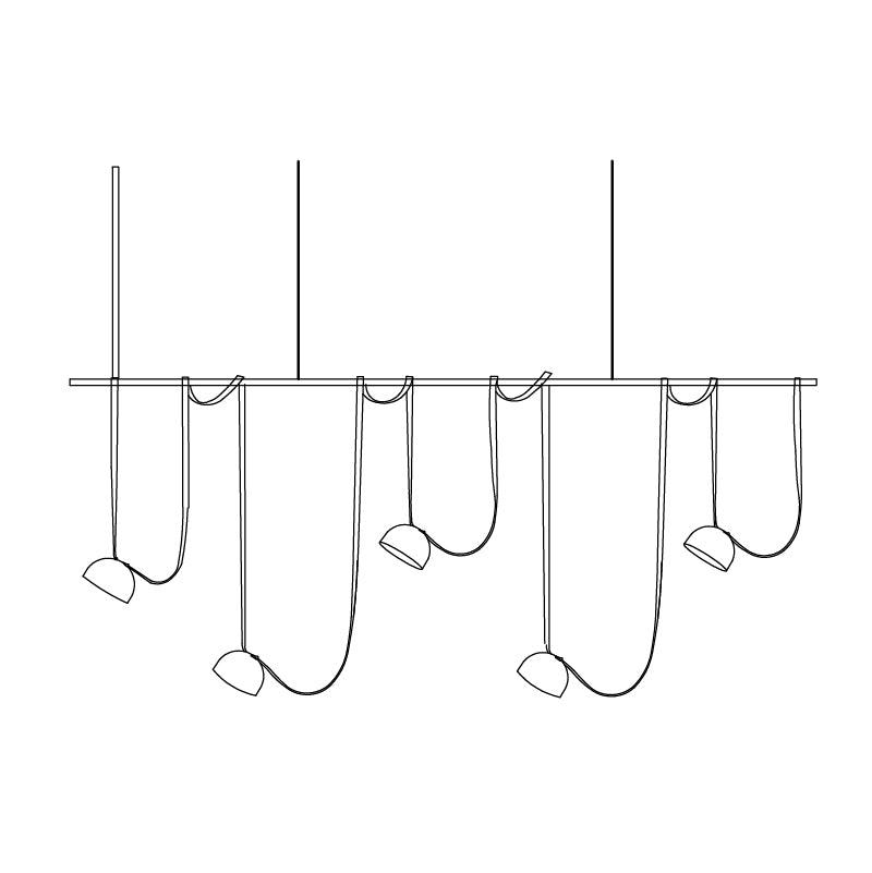 Canvas Suspenders Pendant Light