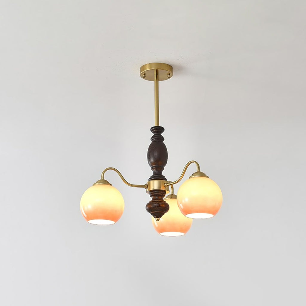 Caramel Orb Chandelier - ZozHome