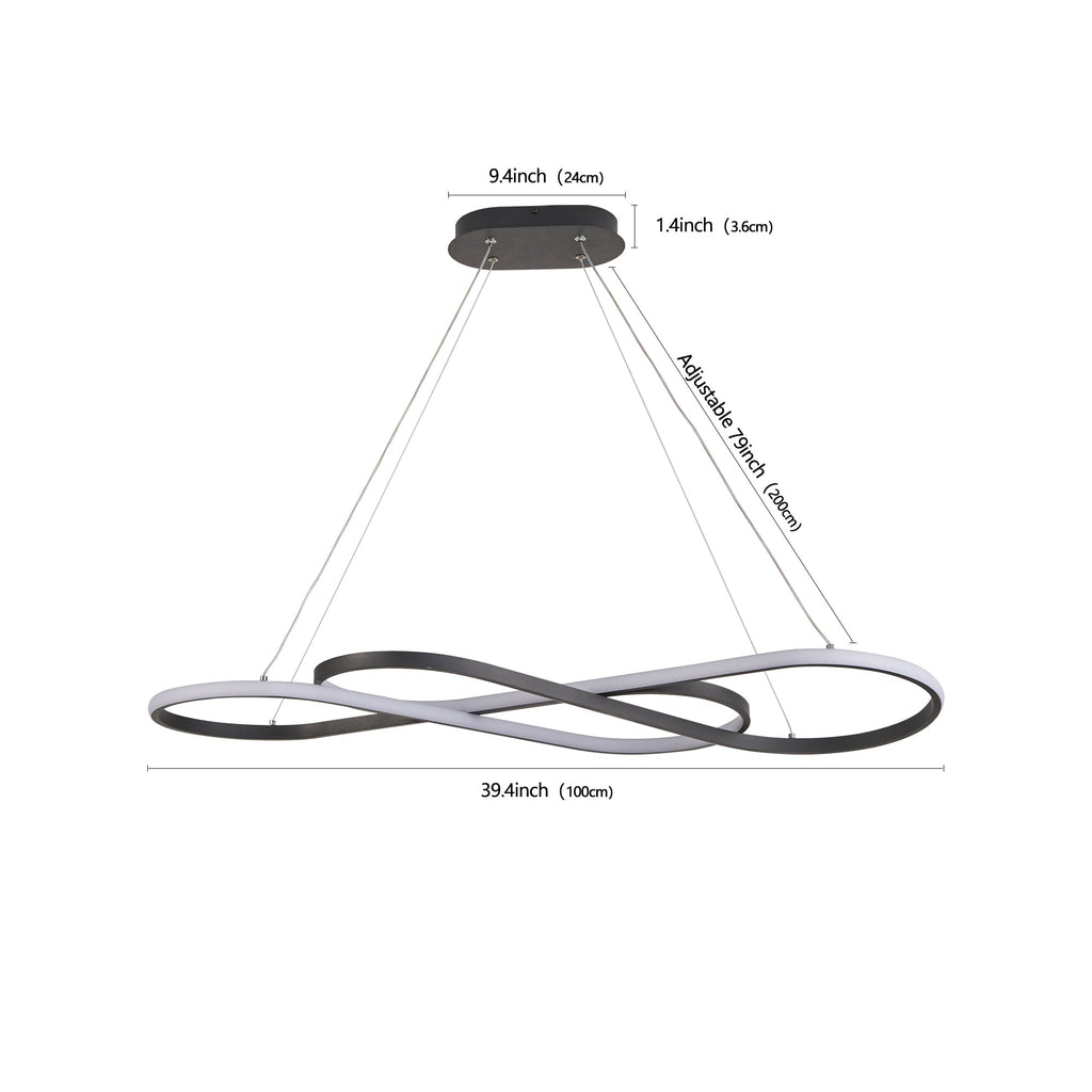 Carter Black Pendant Light