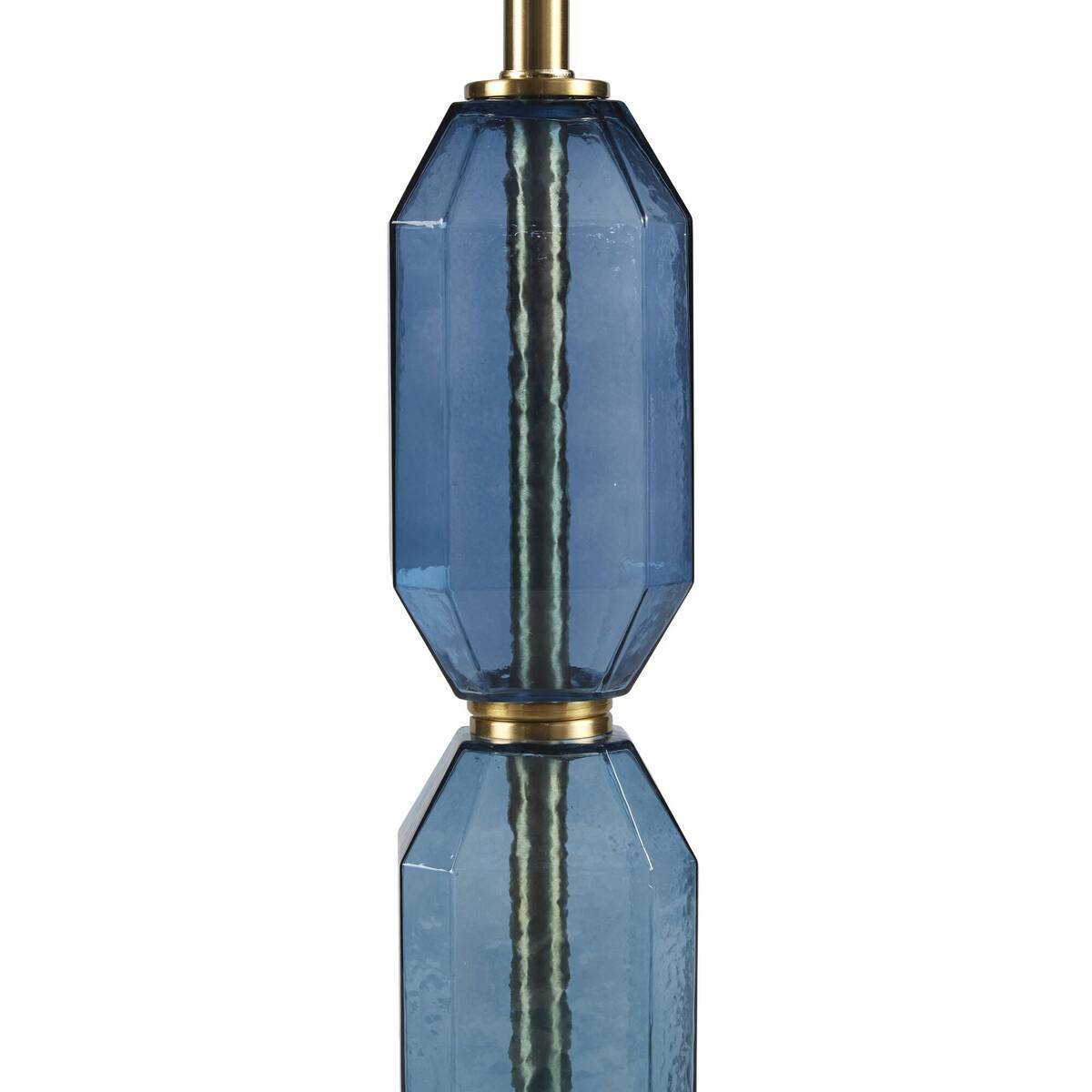 Celeste Modern Faceted Glass Table Lamp