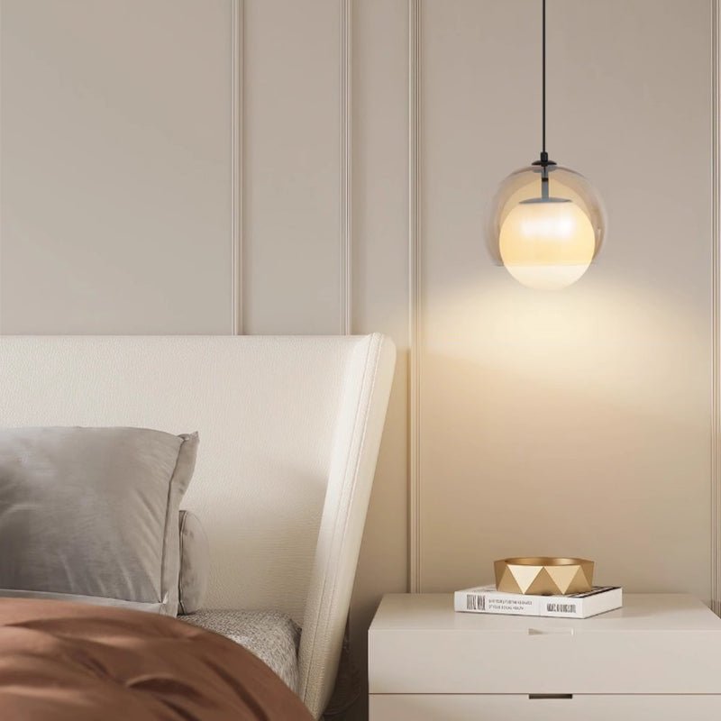 Celestia Double Glass Pendant Light