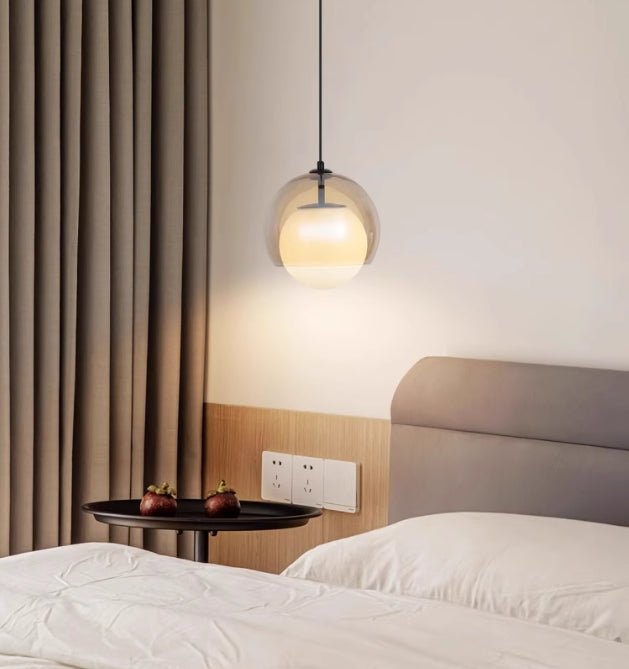 Celestia Double Glass Pendant Light