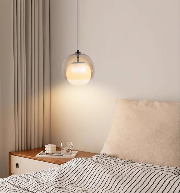 Celestia Double Glass Pendant Light