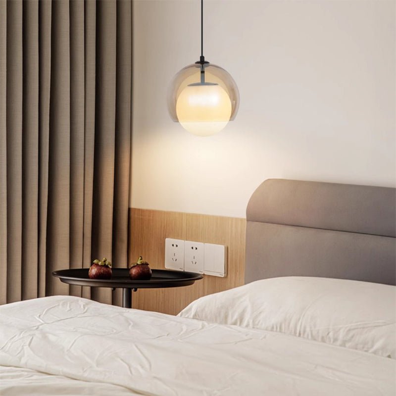 Celestia Double Glass Pendant Light