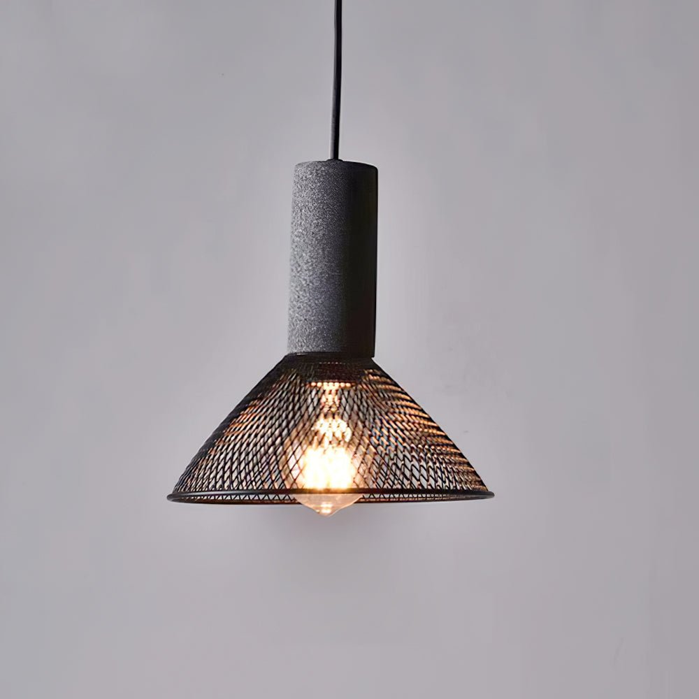 Cement Mesh Pendant Light - ZozHome