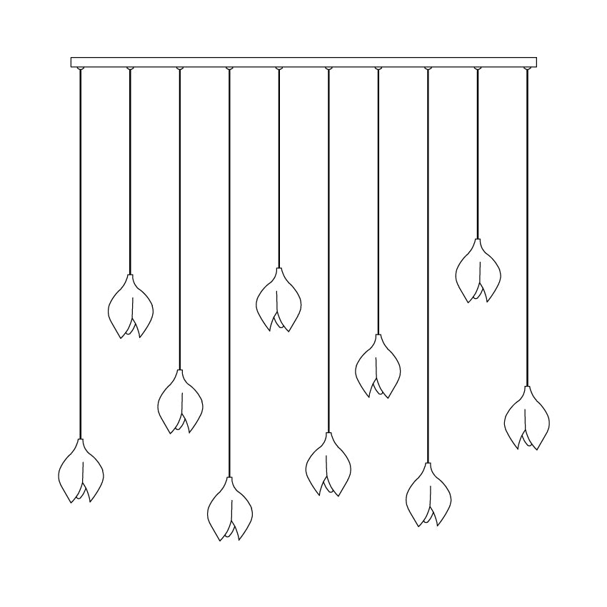 Ceramic Flower Pendant Light - ZozHome