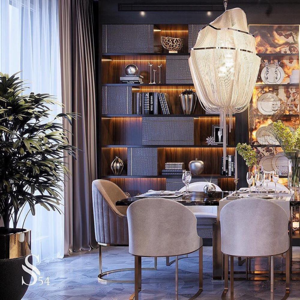 Chains Shimmering Pendant Light