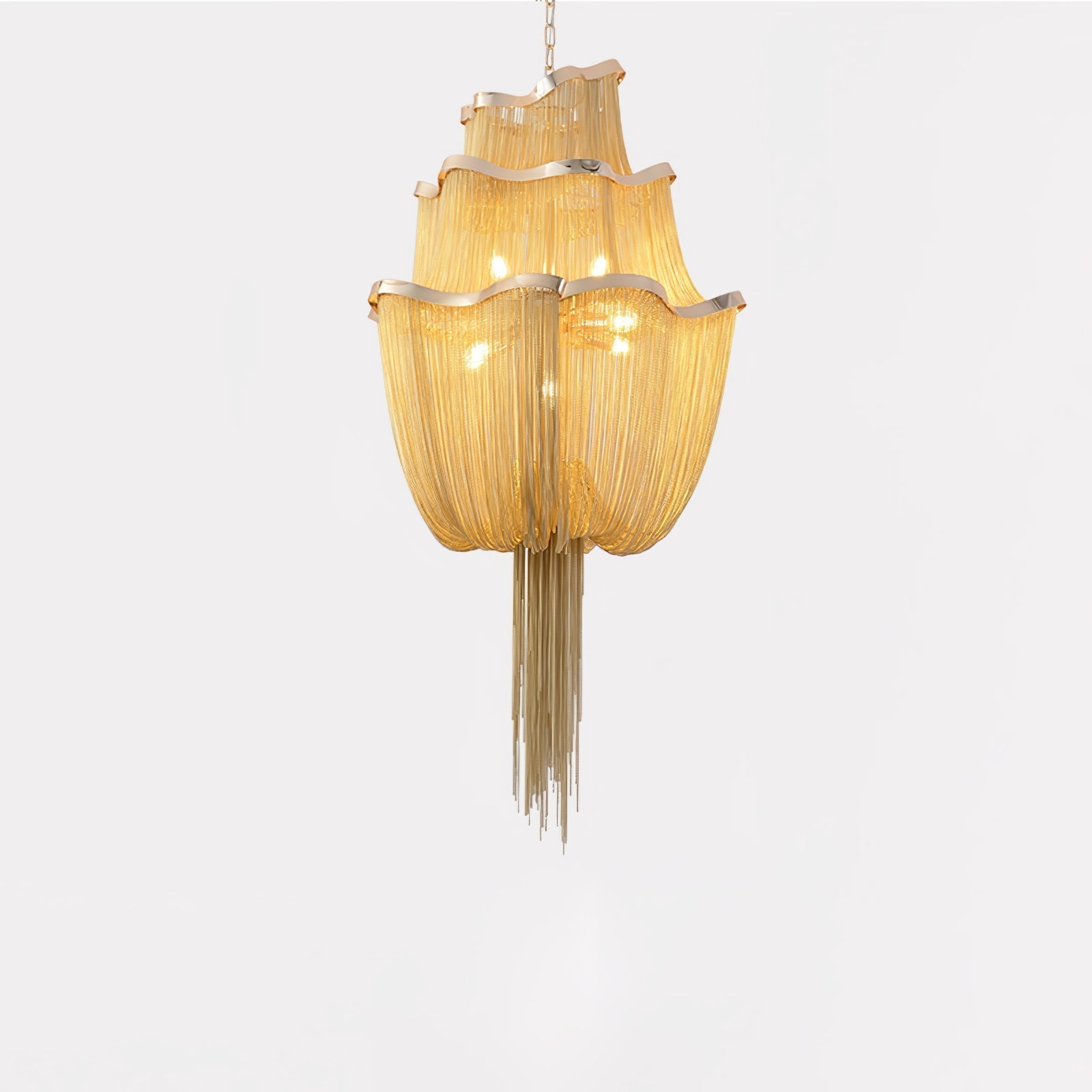 Chains Shimmering Pendant Light