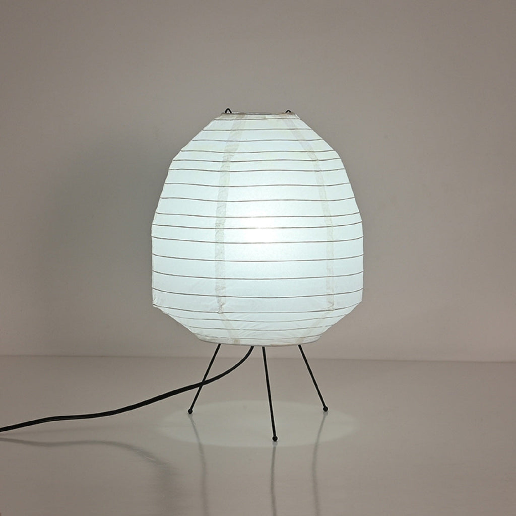 Chestnut-shaped Rice Paper Table Lamp
