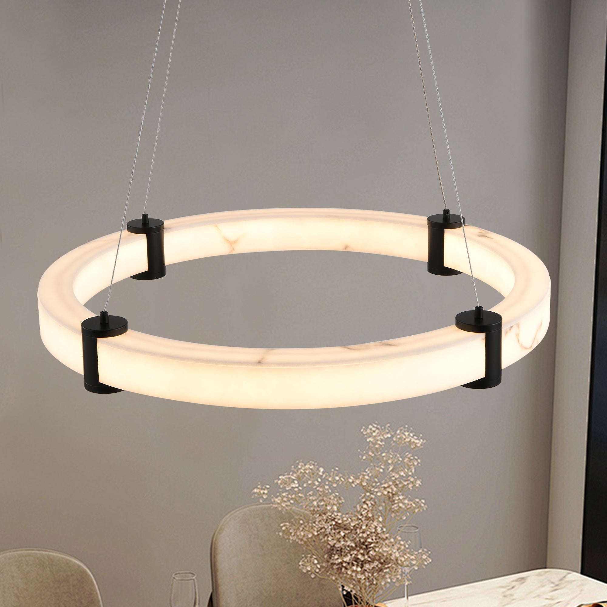 Cirrus Marble Pendant Light