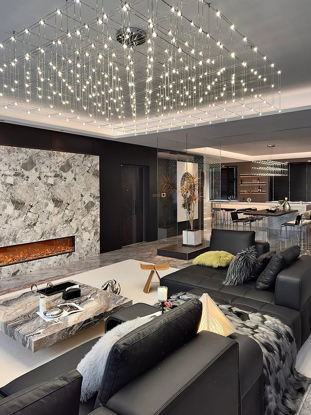 Cosmic Cube Led Pendant Light