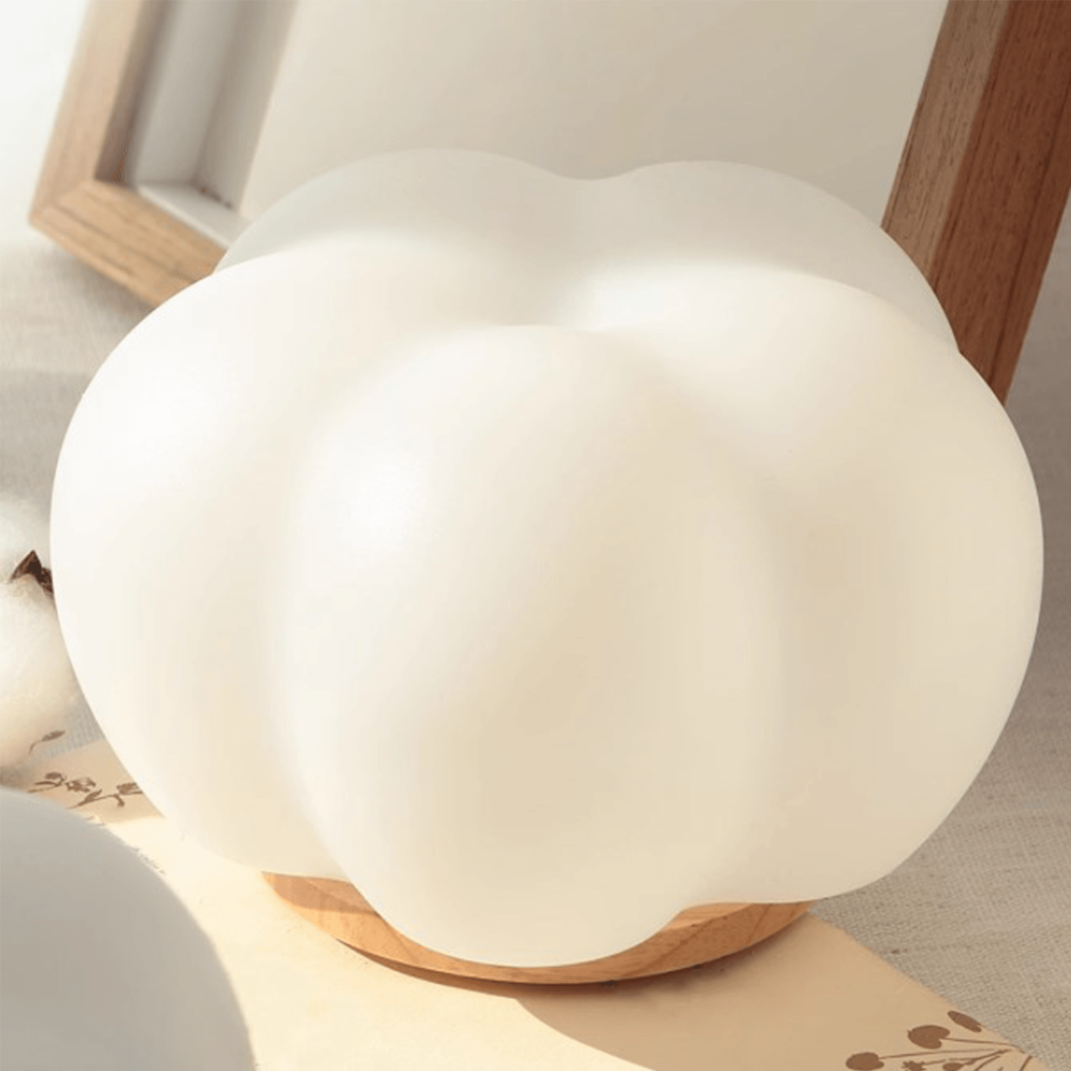 Cotton Ball Chandelier