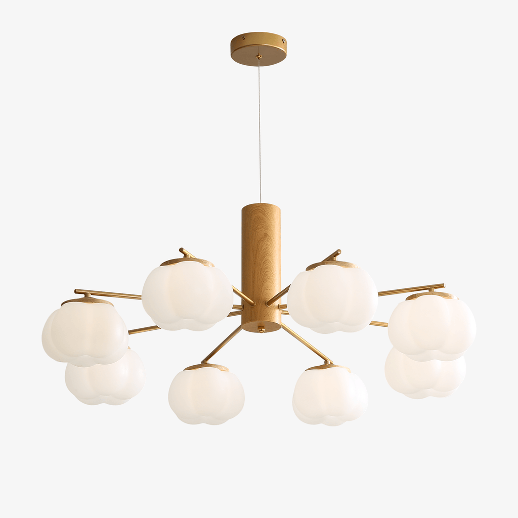 Cotton Ball Chandelier
