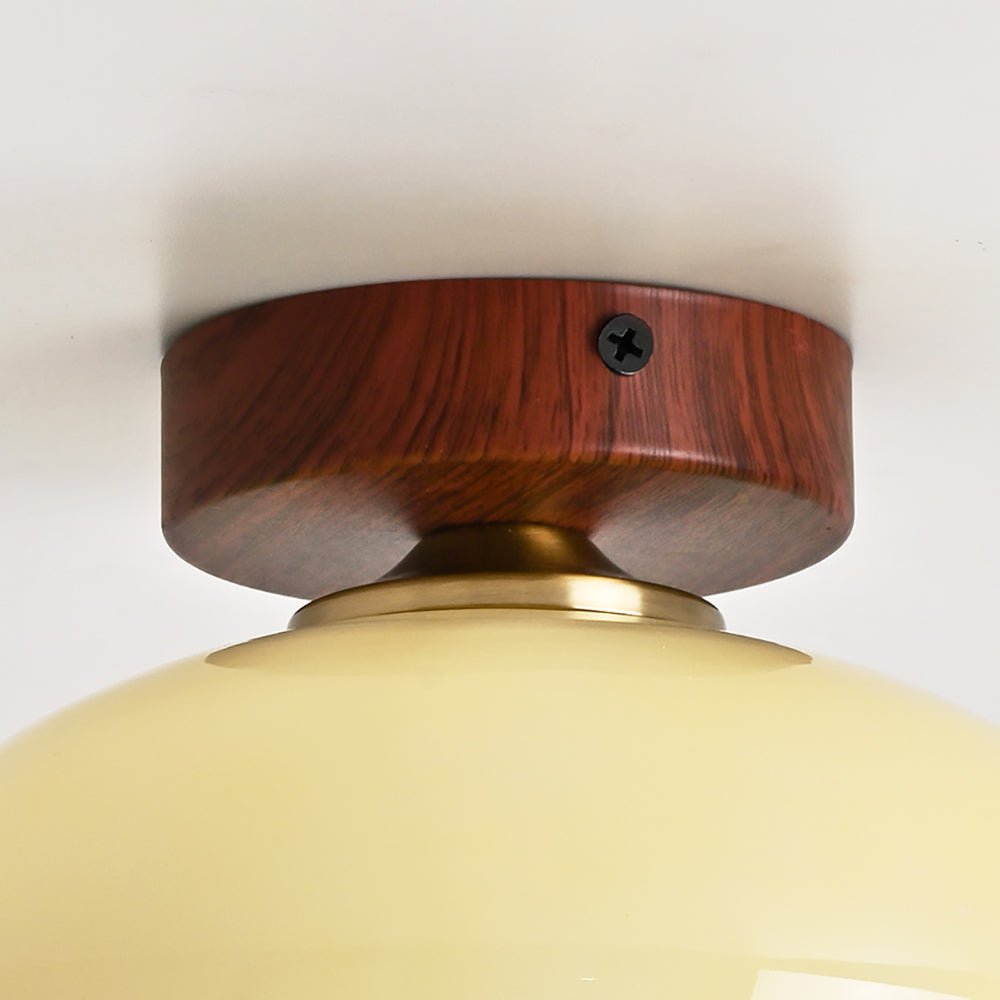 Cream Yellow Ceiling Light