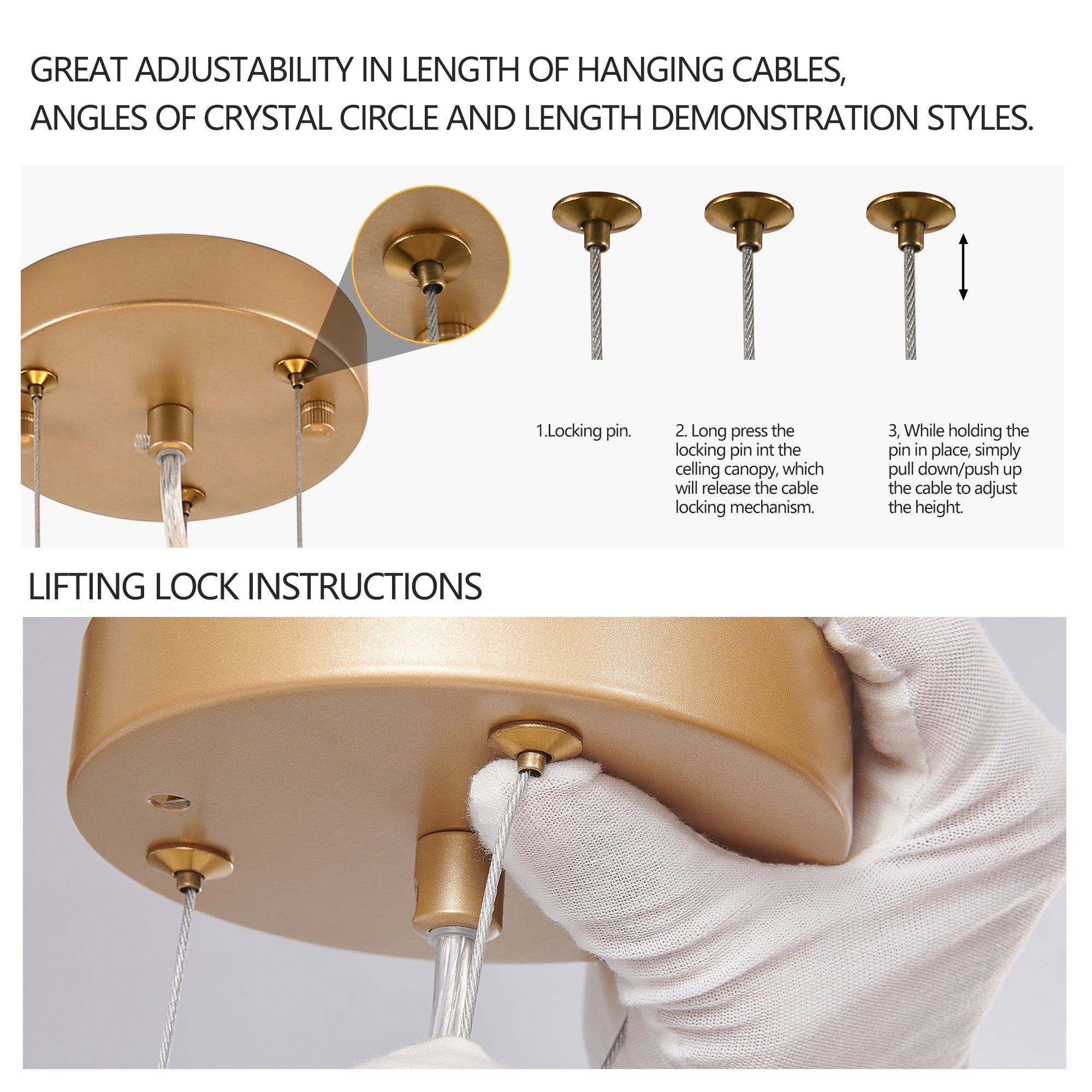 Crystal Raindrop Chandelier