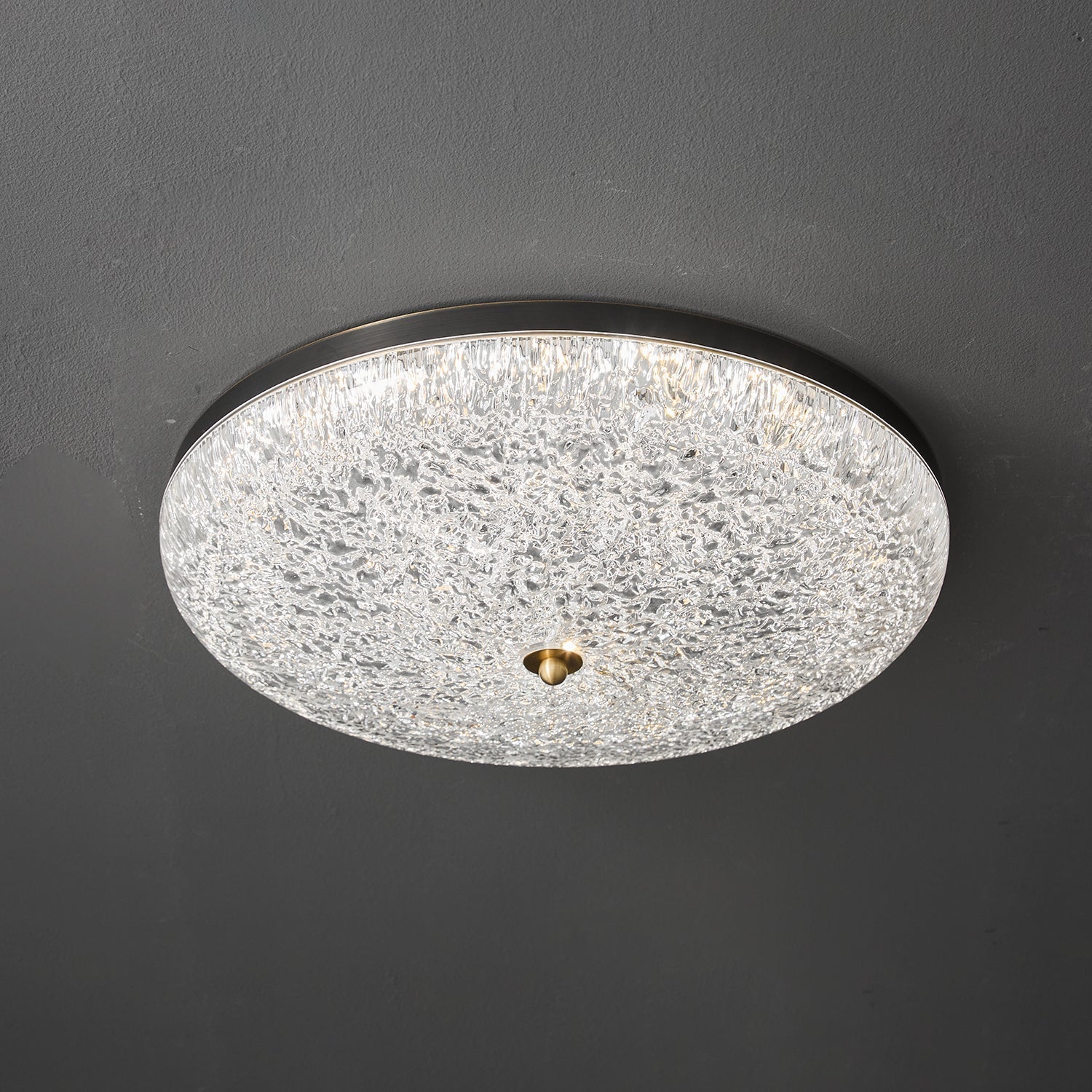 Crystalline Round Ceiling Lamp - ZozHome