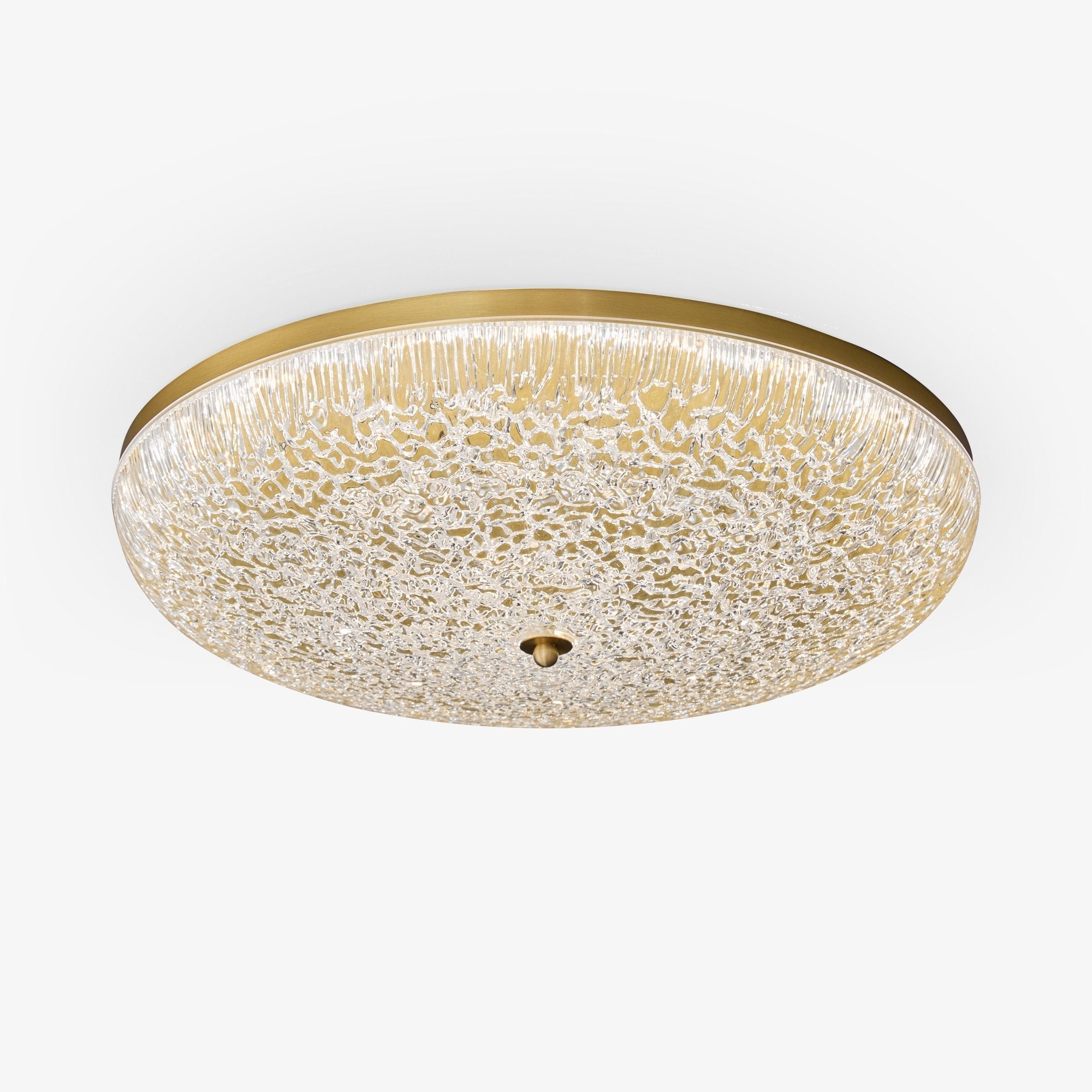 Crystalline Round Ceiling Lamp