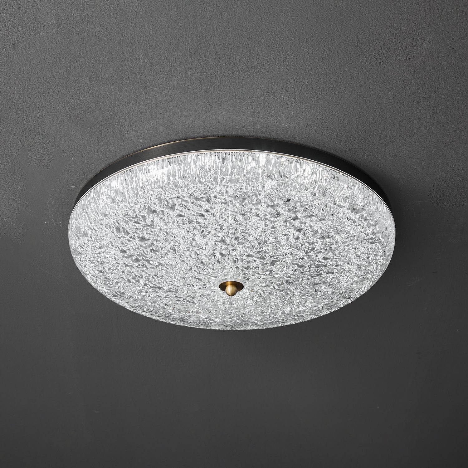 Crystalline Round Ceiling Lamp - ZozHome