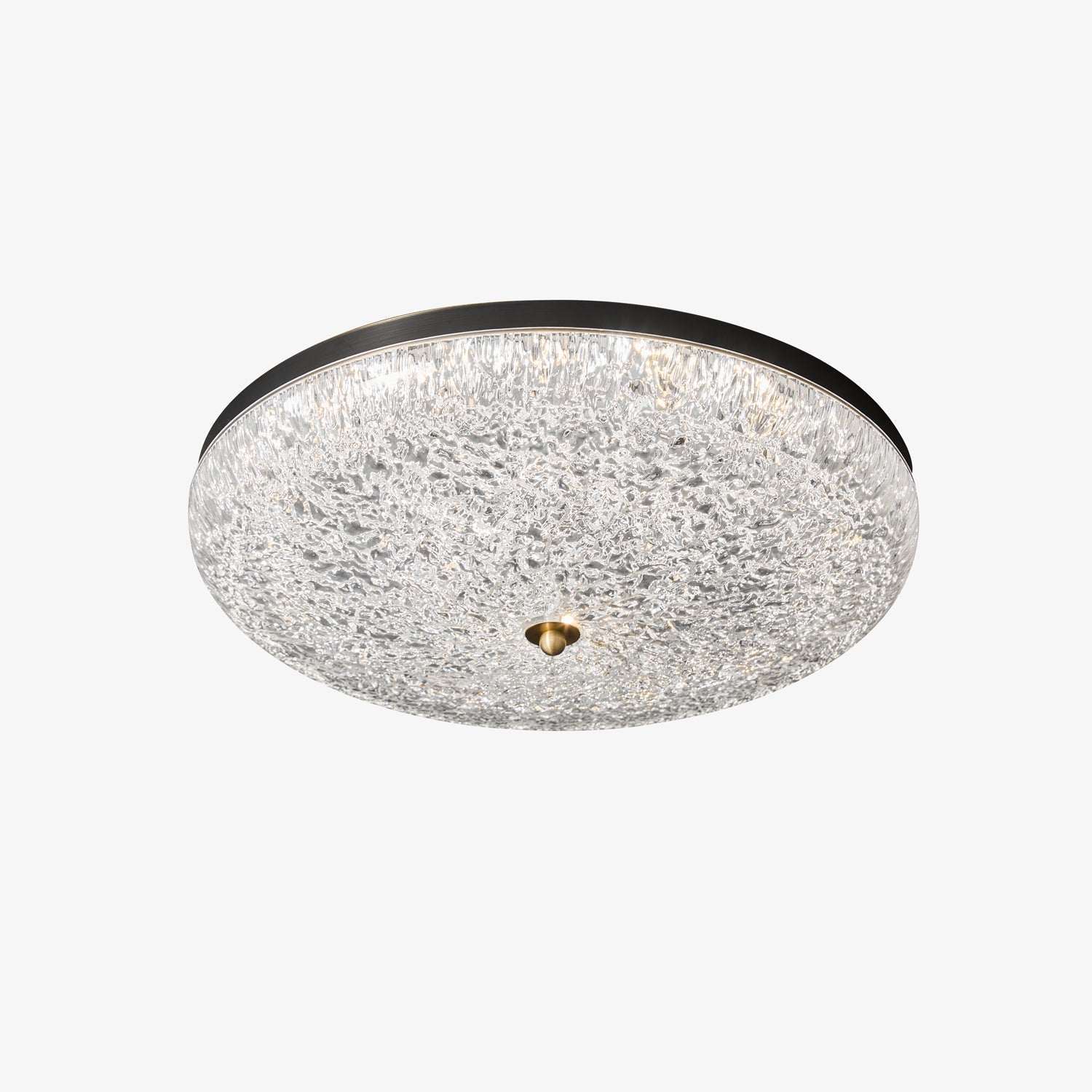 Crystalline Round Ceiling Lamp