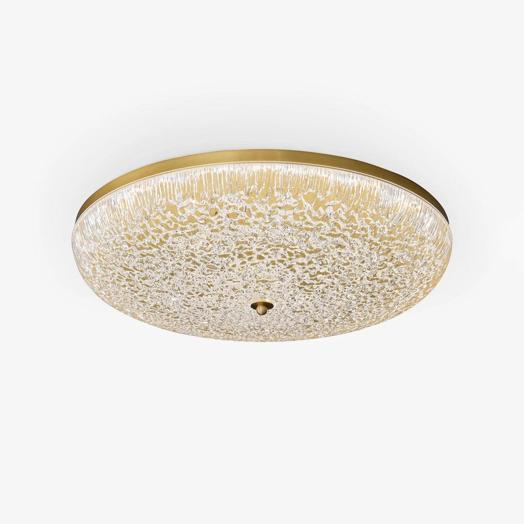 Crystalline Round Ceiling Lamp