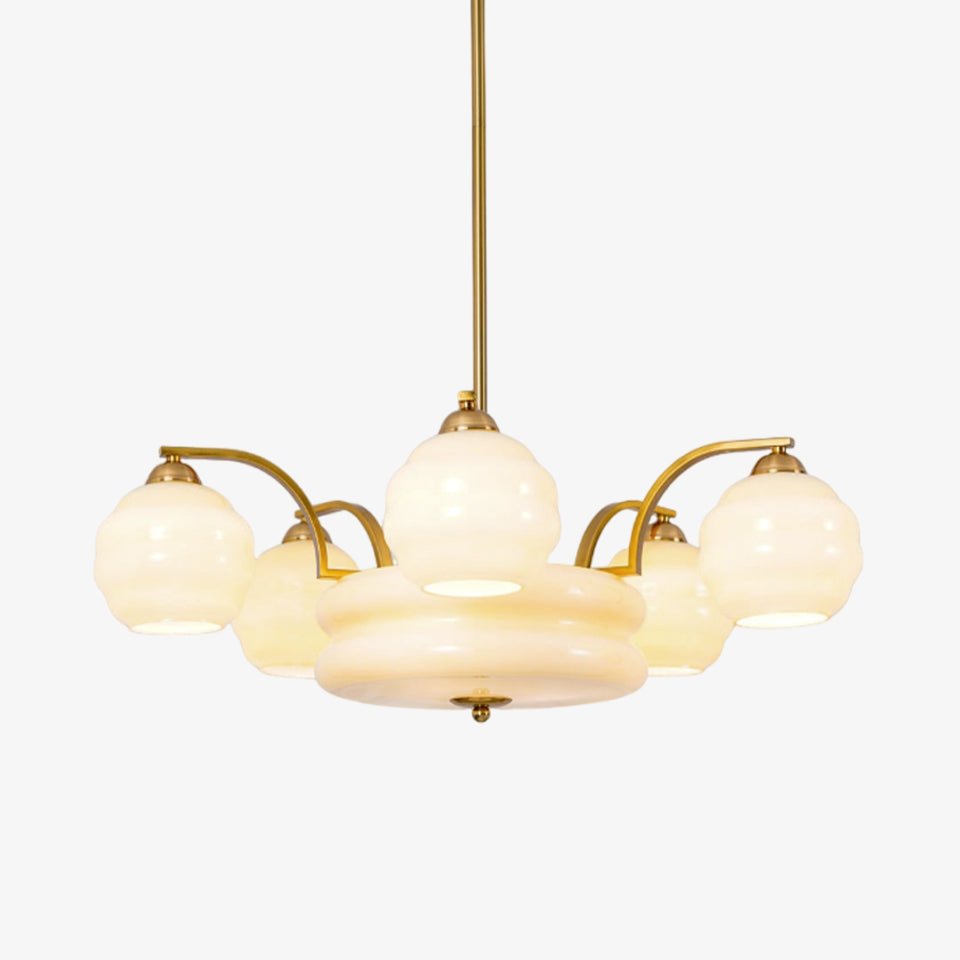 Curved Retro Chandelier