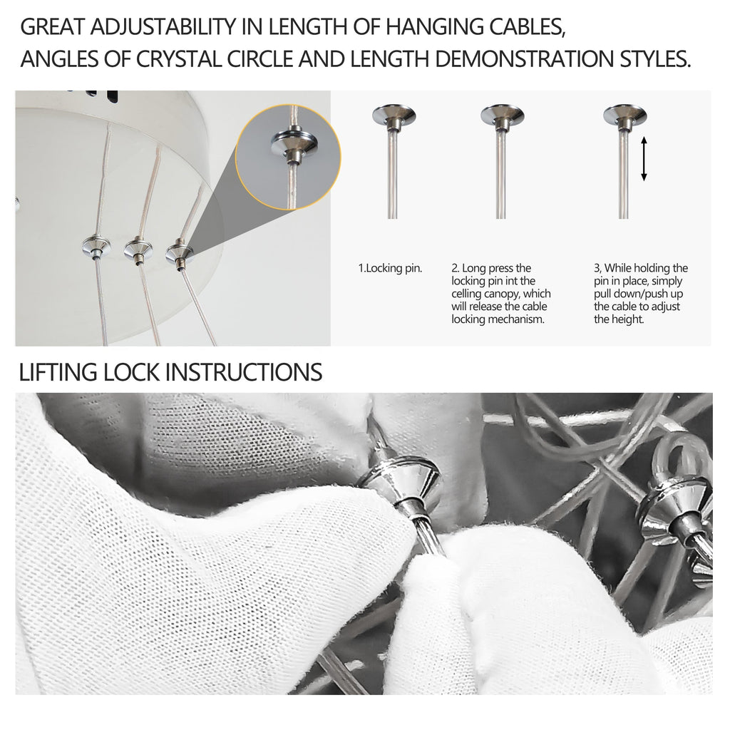 Diamond Rain Chandelier