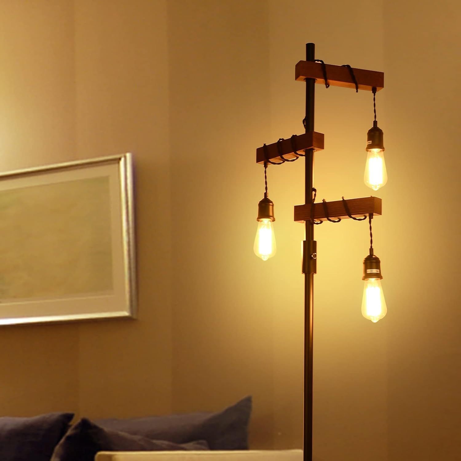 Dimmable Industrial Floor Lamp