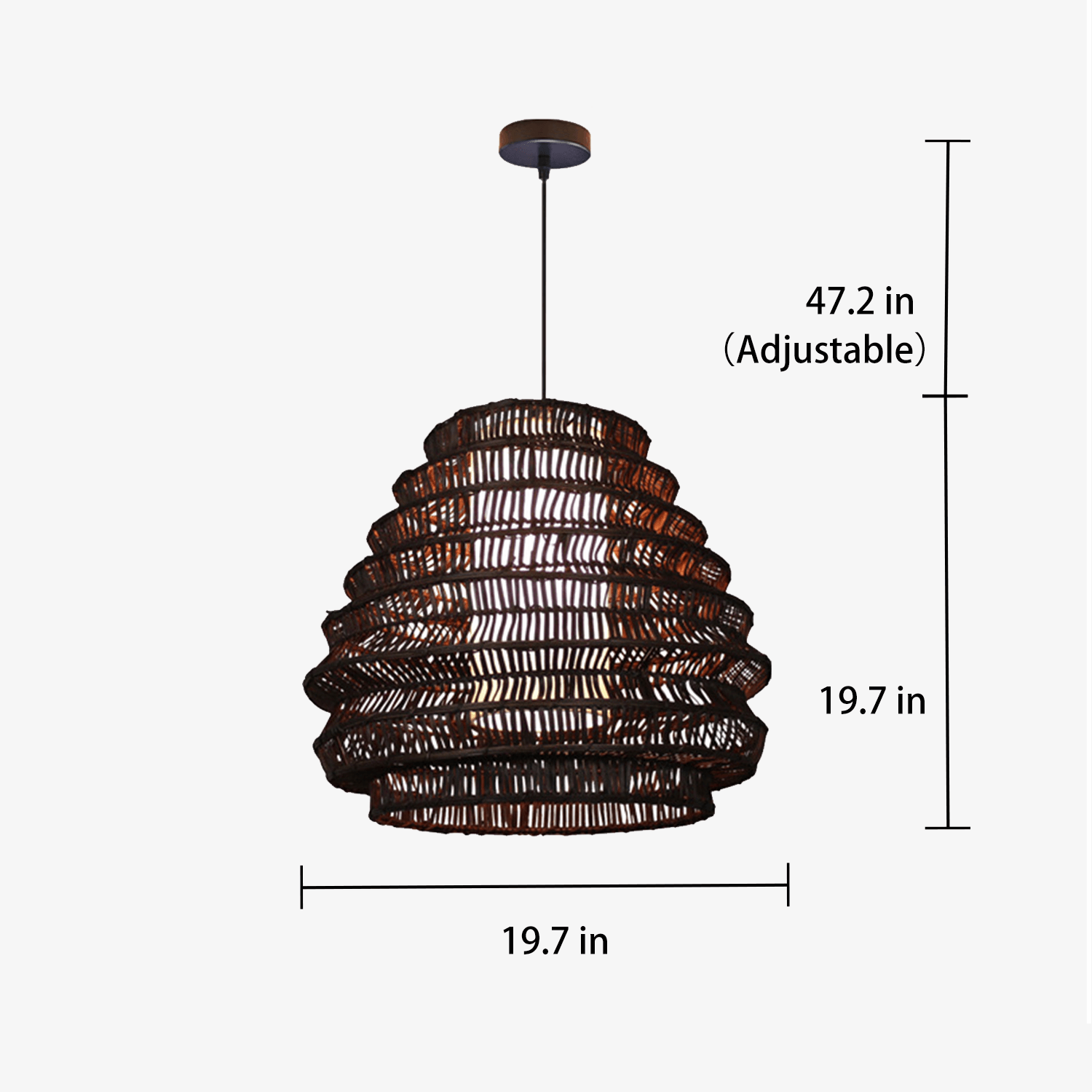 Dreamlight Rattan Woven Pendant Light - ZozHome