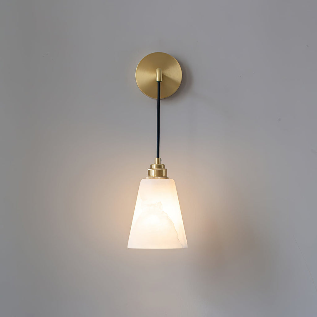 Droplet Alabaster Wall Lamp - ZozHome