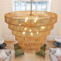 Eden Glow Rattan Woven Pendant Light - ZozHome