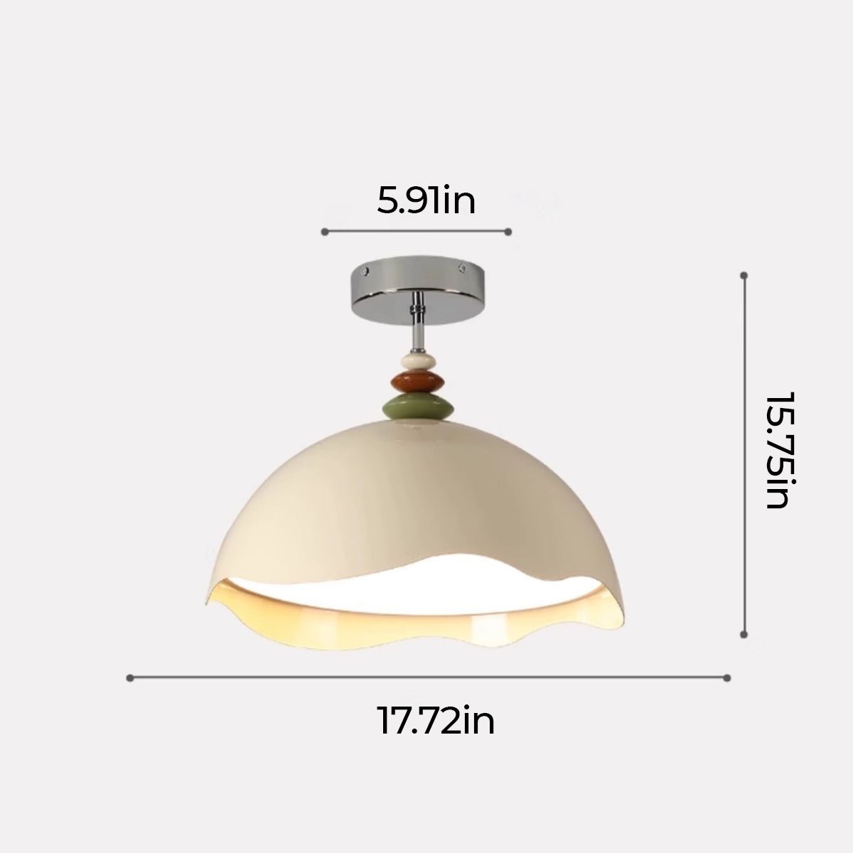 Eggshell Ceiling Light