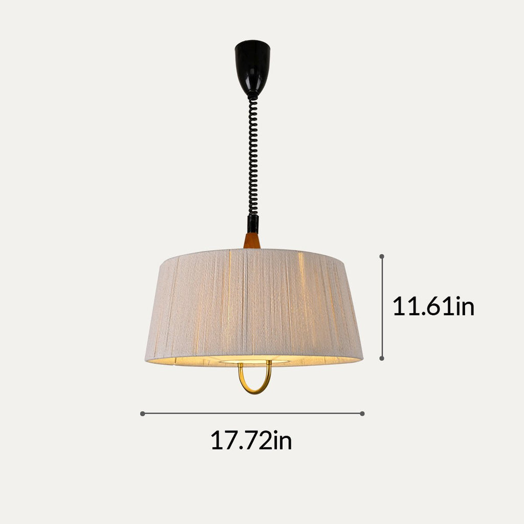 Elegant Fabric Pendant Light