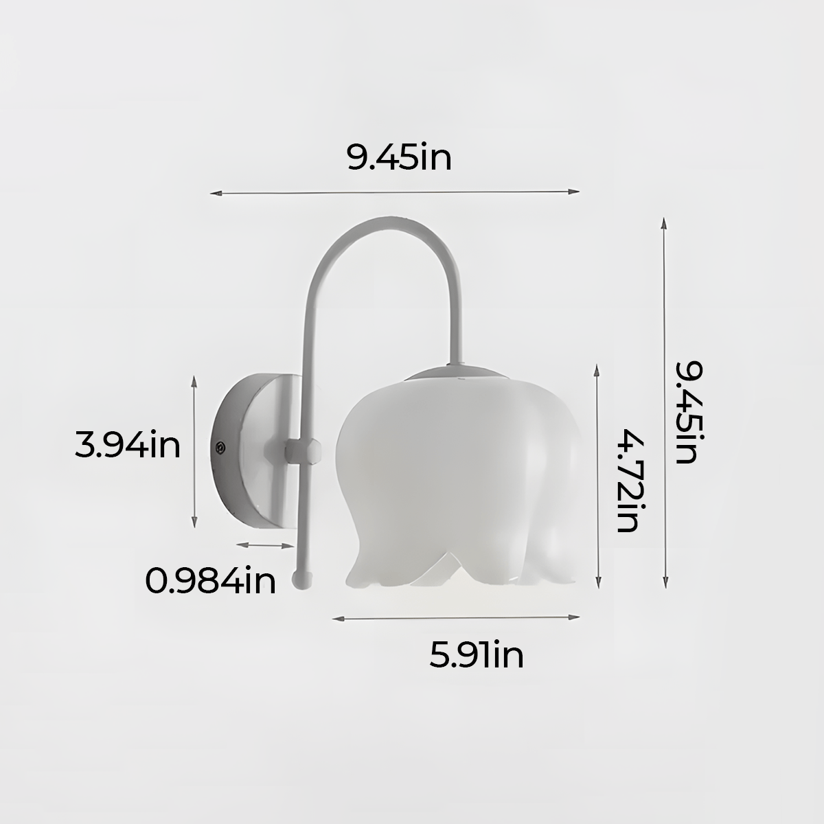 Elowen Cotton Wall Sconce