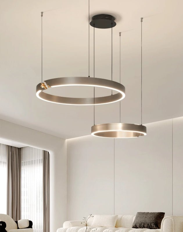 Elysian Double Circle Chandelier