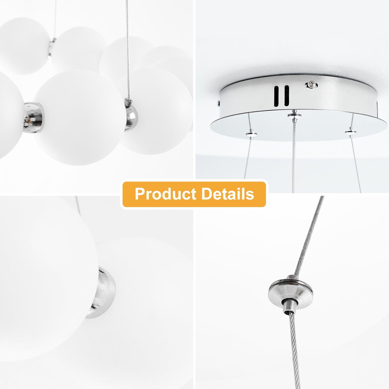 Evan LED Cylinder Chandelier