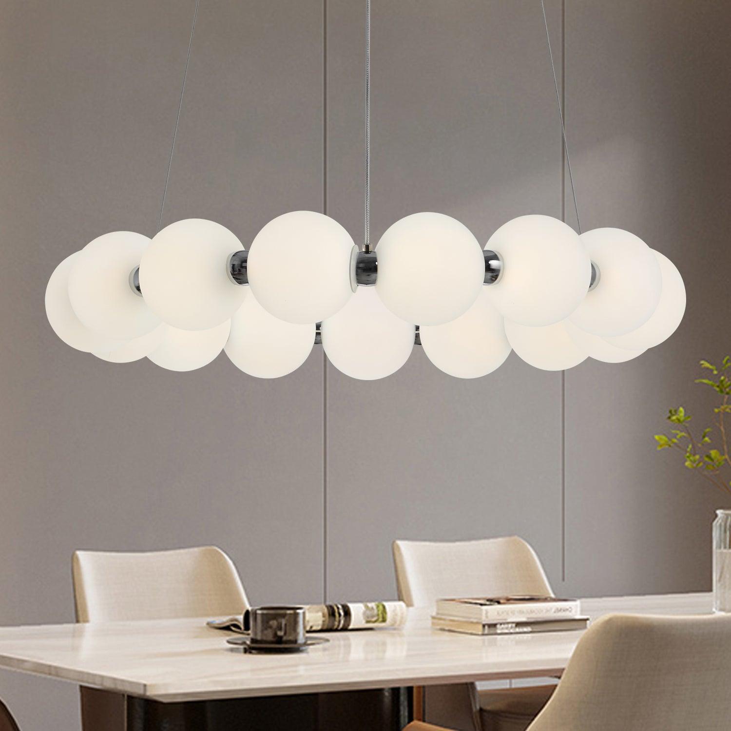 Evan LED Cylinder Chandelier