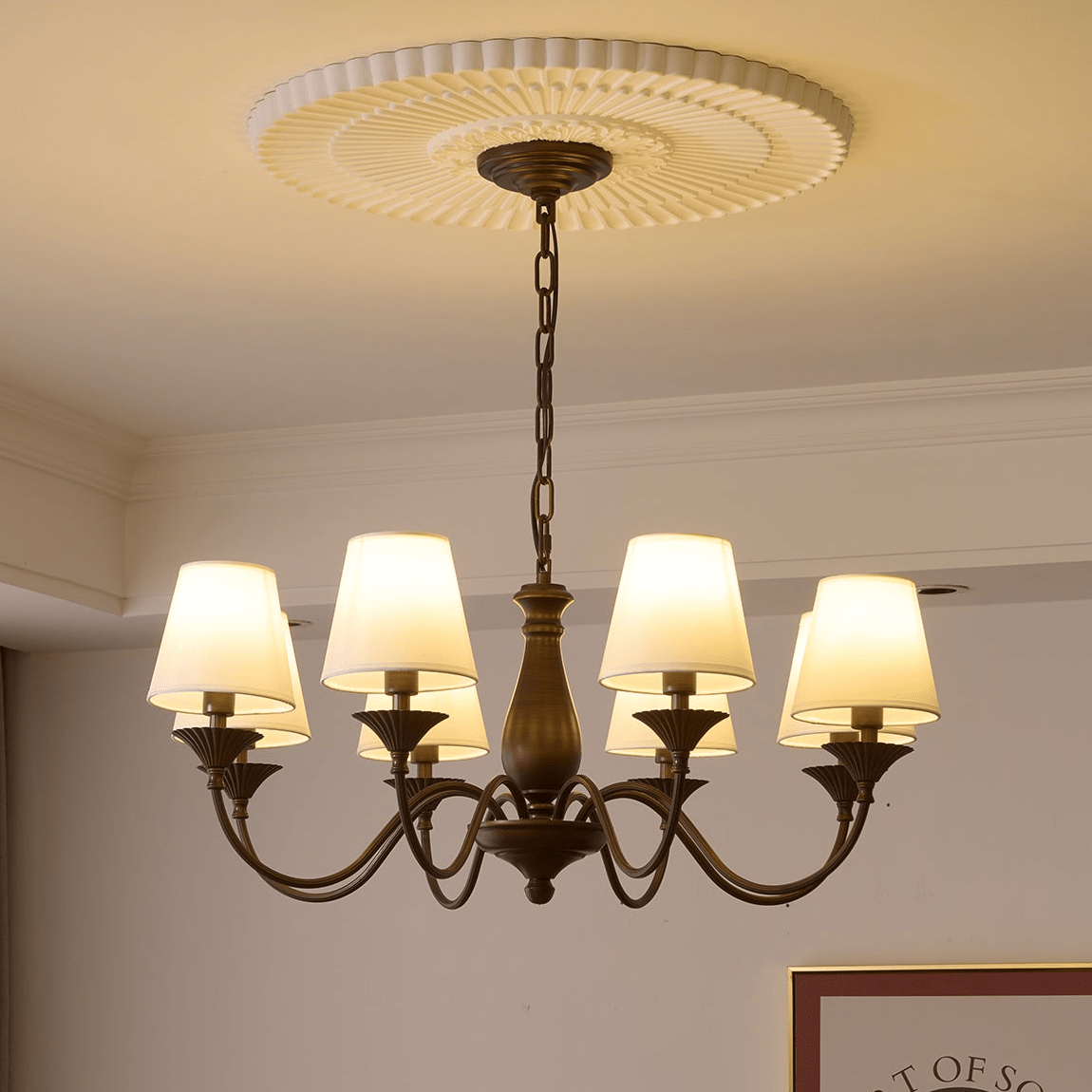 Evelyn Vintage Chandelier - ZozHome