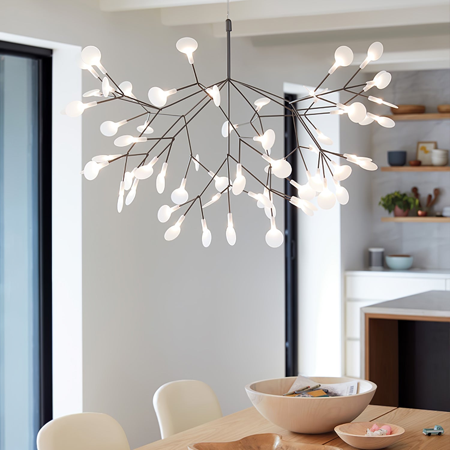 Falling Cherry Blossoms Chandelier