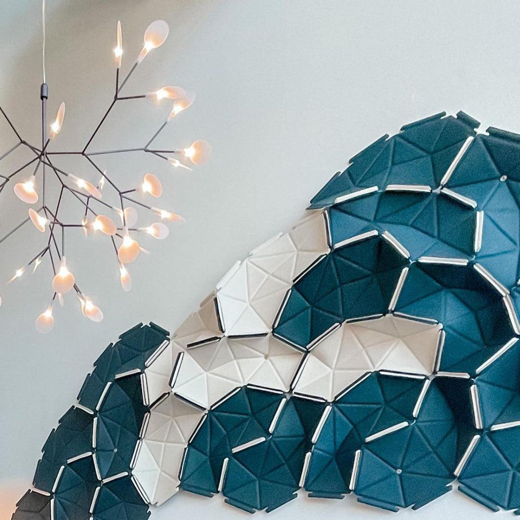 Falling Cherry Blossoms Chandelier