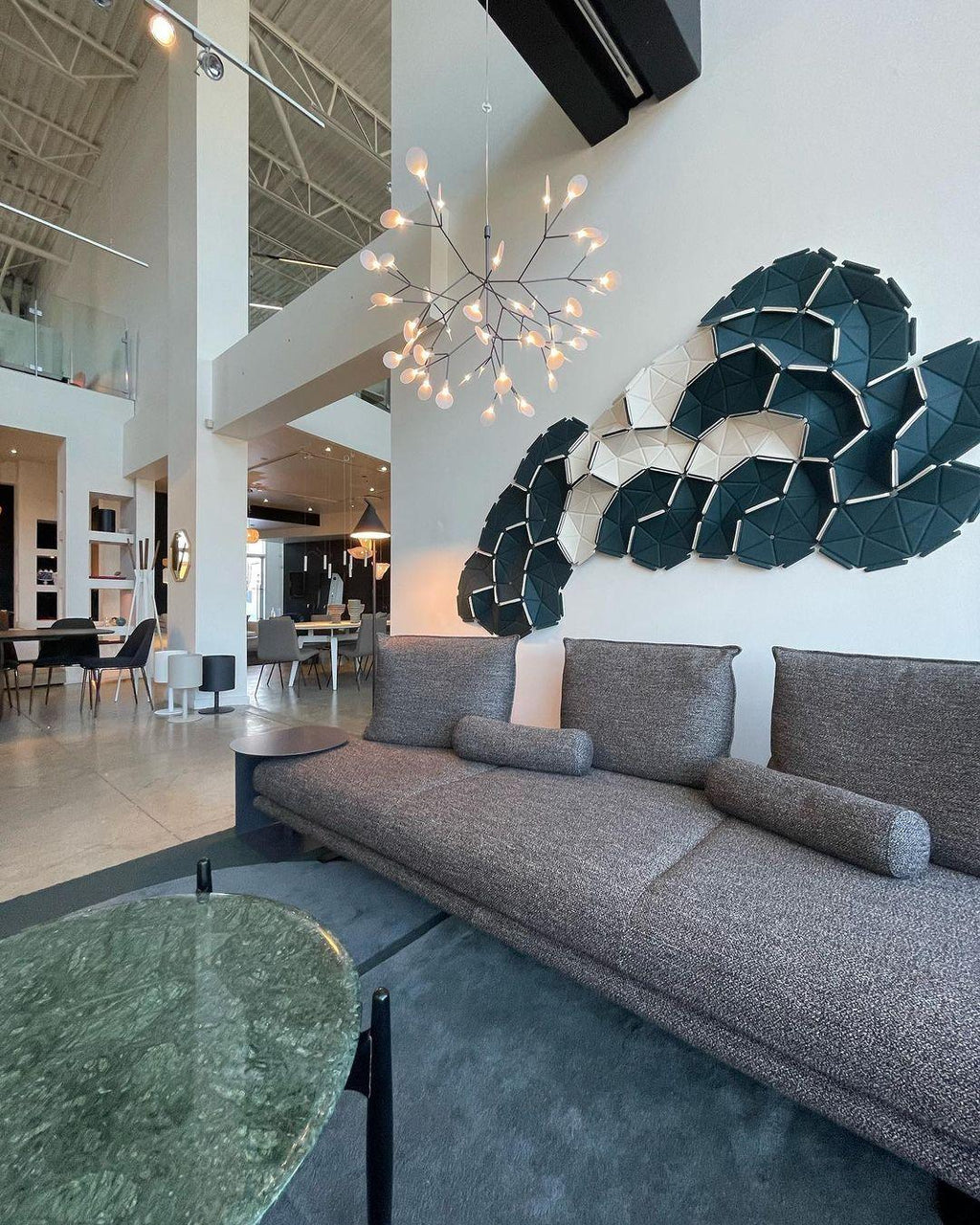 Falling Cherry Blossoms Chandelier