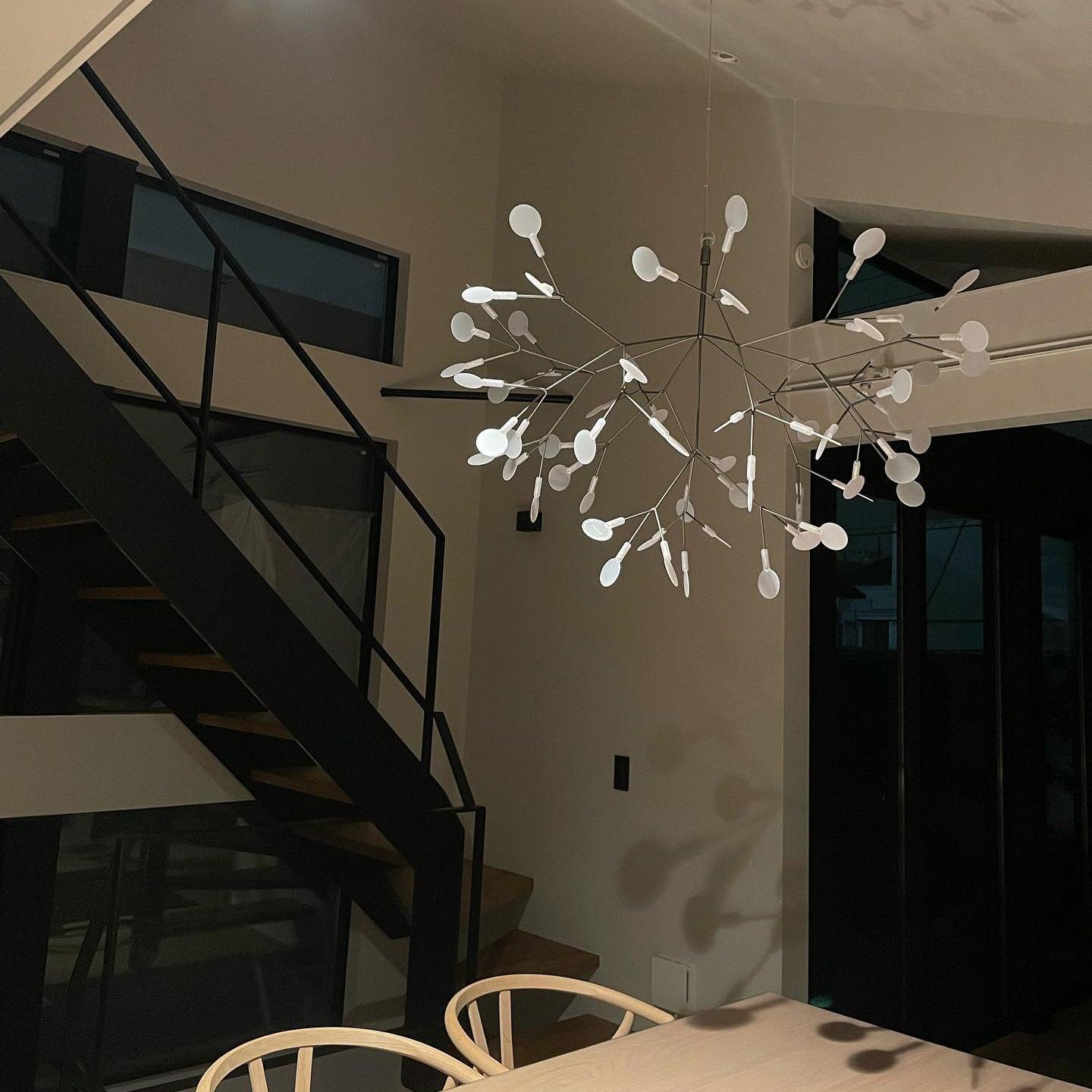 Falling Cherry Blossoms Chandelier