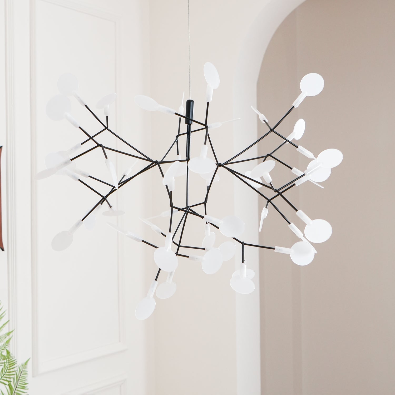 Falling Cherry Blossoms Chandelier