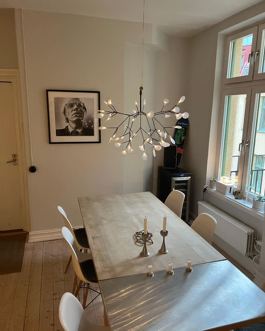 Falling Cherry Blossoms Chandelier