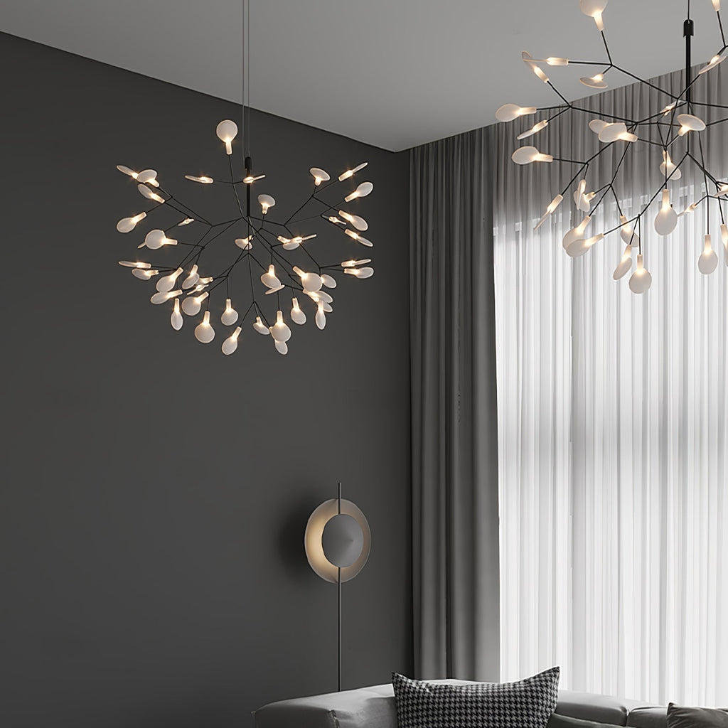Falling Cherry Blossoms Chandelier